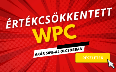 Értékcsökkentett termék a WPC Market-nél