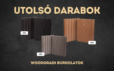 Ne Maradj Le: Utolsó Alkalom a Woodgrain Burkolatok Beszerzésére!