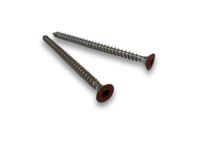 Élzáró csavar, Mogyoróbarna, 4x60mm