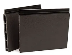 Sötétszürke / Antracit színű Element zárt WPC kerítéselem