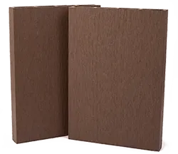 Simple WPC kerítéselem sima sötétbarna