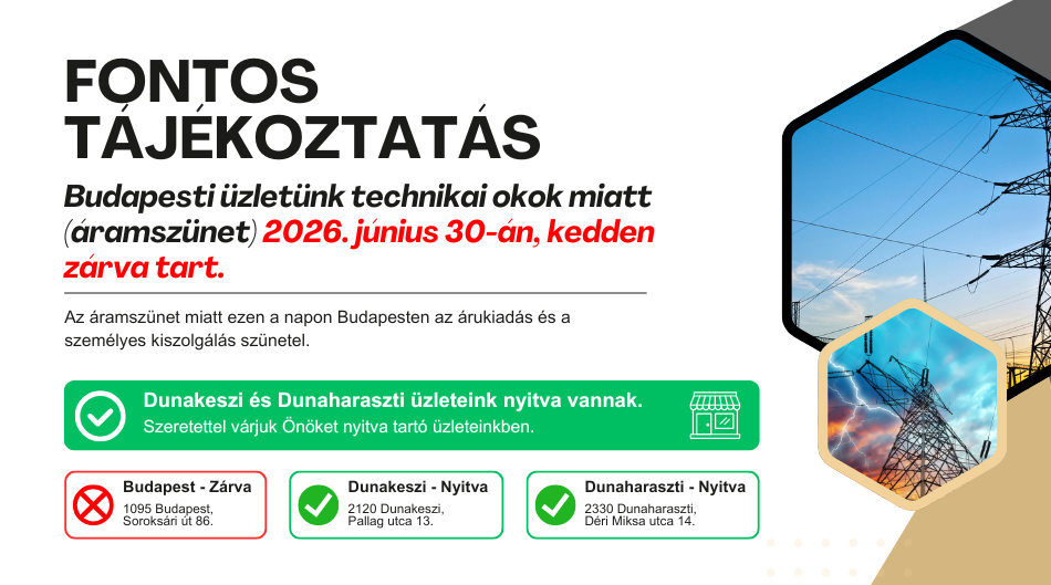 Áramszünet - Zárva Bemutatjuk az Új 3D falpaneleket
