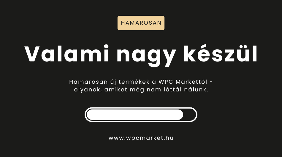 Hamarosan új termékek a WPC Market-től Évindító akció WPC Market 2026